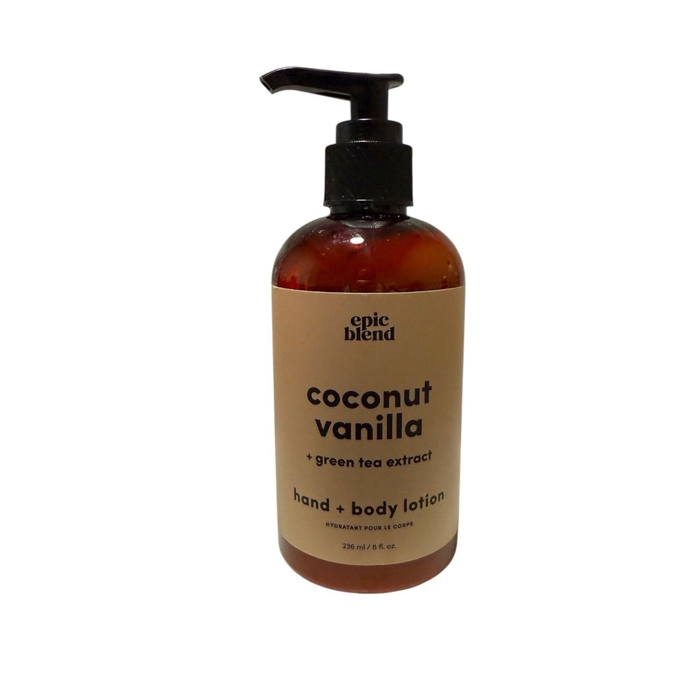 Epic Blend Coconut Vanilla + Green Tea Extract Hand & Body Lotion